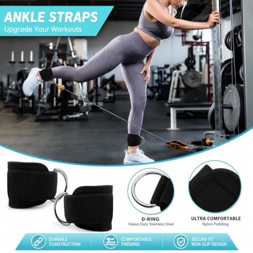 10 PCS Barbell Pad Set for Squat,Hip Thrust Pad Workout Foam - view 5