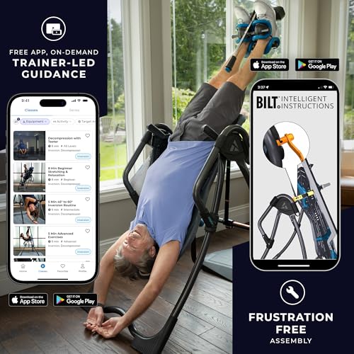 FitSpine LX9 Inversion Table, Deluxe Easy-Reach Ankle Lock, Decompression Surface for Back Pain Relief, Integrated Accessories, UL Safety Certified, Heavy-Duty 300 lb Capacity, FDA Registered - view 6
