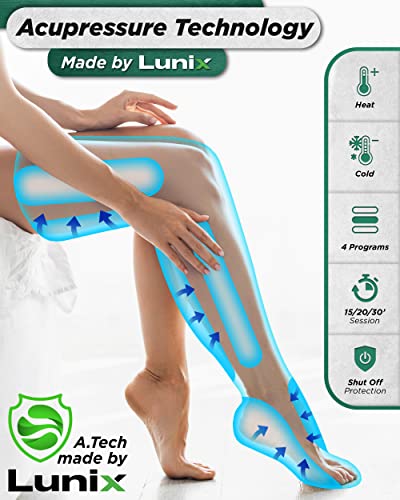 LX10 Full Leg Massager with Heat & Cold Therapy – Cordless Compression Boots for Circulation, Pain Relief & Recovery – Adjustable Fit with Extra Straps, Touchscreen Remote, Travel Bag - view 2