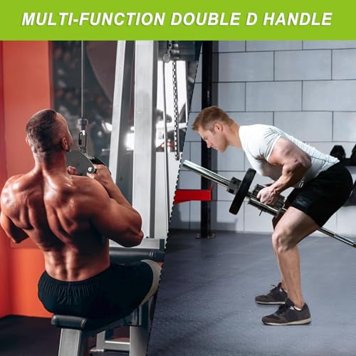 Triceps LAT Pulldown Attachments Cable Machine Attachment for Gym - view 3
