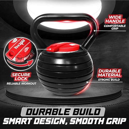 Adjustable Kettlebell Set, Strength Training Weights - view 3
