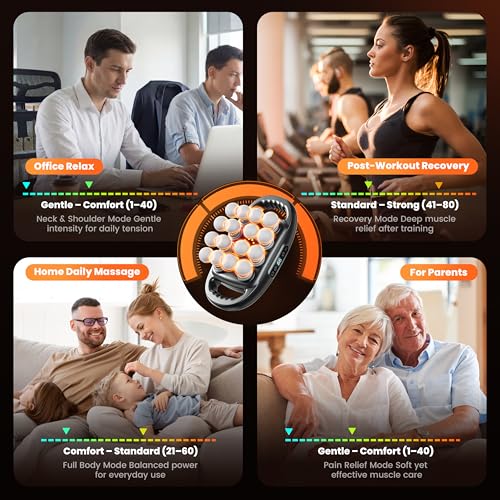 16-Head Deep Tissue Massage Gun, 9 Modes, 99 Intensity Levels - view 4