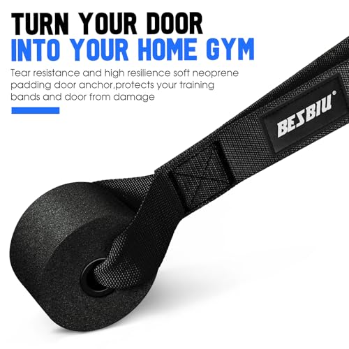 Heavy Resistance Bands for Working Out, 300lbs/360lb/420lb Exercise Bands Workout Bands with Handles, Door Anchor, Ankle Straps, Home Gym Workout Equipment for Men Fitness Strength Training Stretching - view 4