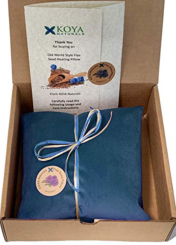 Soft Velvet Flax Seed Lavender Pillow Microwave Heating Pad - view 4