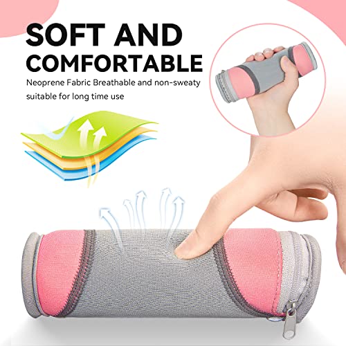 Hand Weights for Women, Walking Weights Set 6pcs (1lb, 2lb, 3lb Each) Soft Dumbbells with Hand Strap for Home Workout, Running, Physical Therapy, Aerobics - view 2