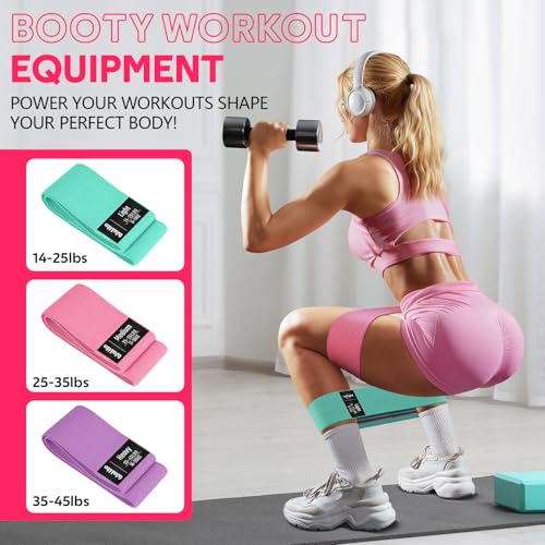 Home Pilates Kit for Women,Pilates Ring Set with Magic Circle,Resistance Bands,Figure 8 Workout Bands,Mini Ball, Compact Toning Fitness Essentials Starter Set Accessories Gift - view 3