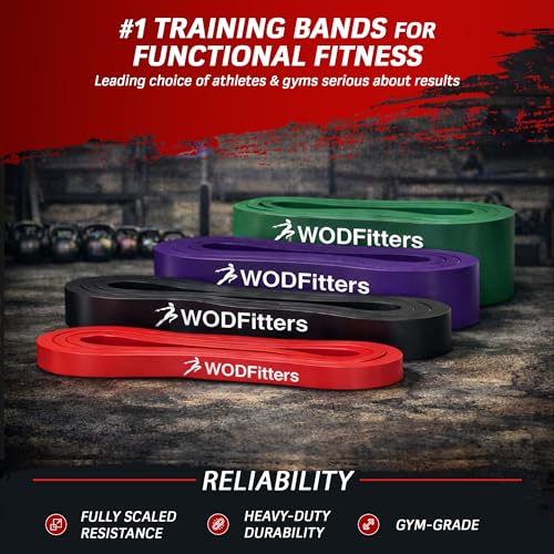Pro Series Pull-Up Assistance Bands – Premium Resistance Loop Bands for Assisted Pull Ups, Muscle Ups, Strength Training & Mobility – Durable Bands for Functional Fitness - view 2