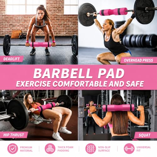 10 PCS Barbell Pad Set for Squat,Hip Thrust Pad Workout Foam - view 2