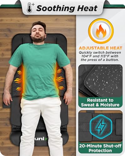 LX27 Heated Stretching Mat Massager – Upper Body Massage Mat Back Stretcher for Tension Release, Deep Tissue Lumbar Massager for Flexibility & Recovery - view 4