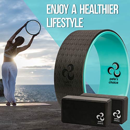 Yoga Wheel Kit for Beginners - Wheel, 2 Blocks, Strap & Guide - view 5