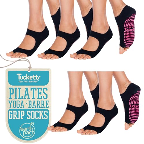 Allegro Toeless Grip Socks for Women, Non Slip Toeless Pilates Socks, Yoga - view 2