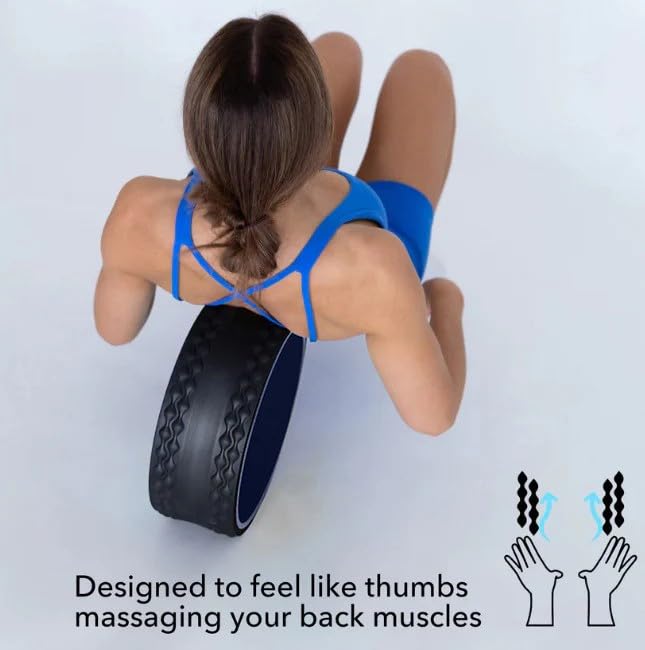 Premium 5-Pack Foam Roller | Yoga Wheel Back Stretcher, Muscle Roller, Massage Roller, Back Cracker - view 4