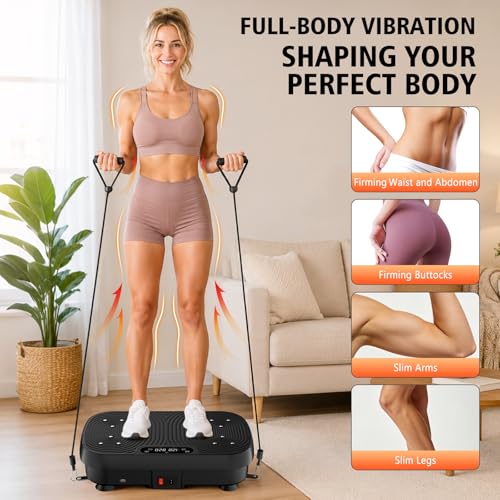 Vibration Plate Exercise Machine for Full Body Lymphatic Drainage - view 2