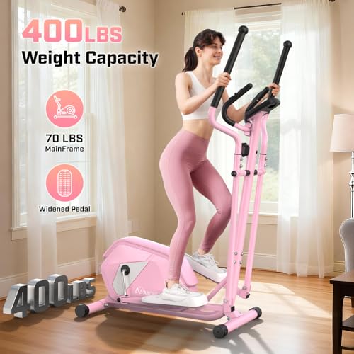 Home Elliptical Machine with Magnetic Resistance&Hand Pulse Sensors - view 4