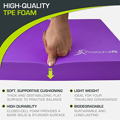 Exercise Balance Pad, Non-Slip Cushioned Foam Mat & Knee Pad for Fitness and Stability Training, Yoga, Physical Therapy - view 3
