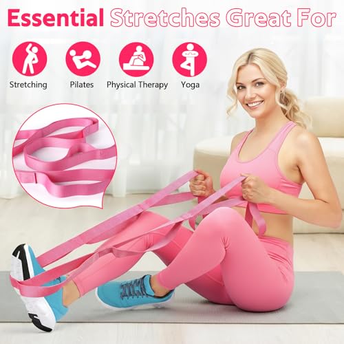 Home Pilates Kit for Women,Pilates Ring Set with Magic Circle,Resistance Bands,Figure 8 Workout Bands,Mini Ball, Compact Toning Fitness Essentials Starter Set Accessories Gift - view 5