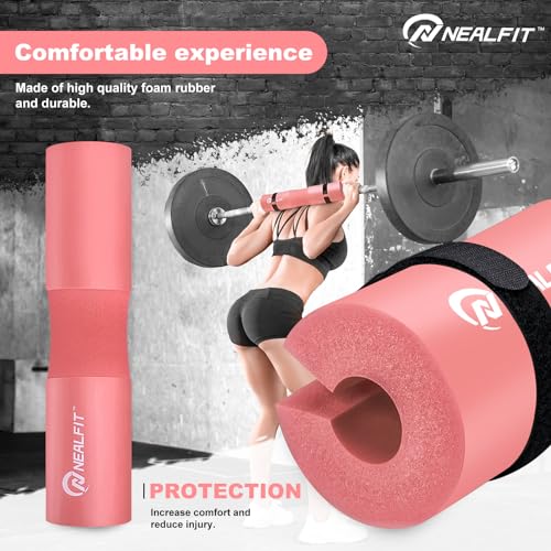 Barbell Pad Squat Pad for Squats—Squat Bar Pad—Great for Weightlifting,Lunges and Hip Thrusts—Foam Sponge Pad—Fit Standard and Olympic Bars Perfectly - view 6