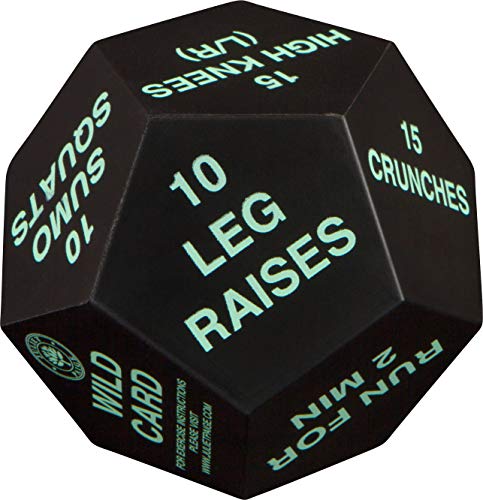 Exercise Dice for Home Fitness, Workouts, WOD, Cardio, HIIT, and Sports - view 3