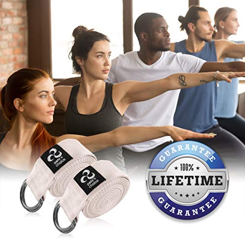 Stretching Straps and Yoga Blocks - Yoga Beginner Kit for Pilates & Gym - view 6