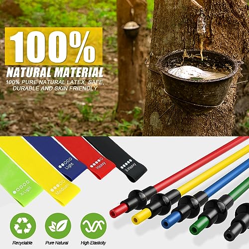23 Pack Resistance Bands Set Workout Bands, 5 Stackable Exercise Bands - view 4