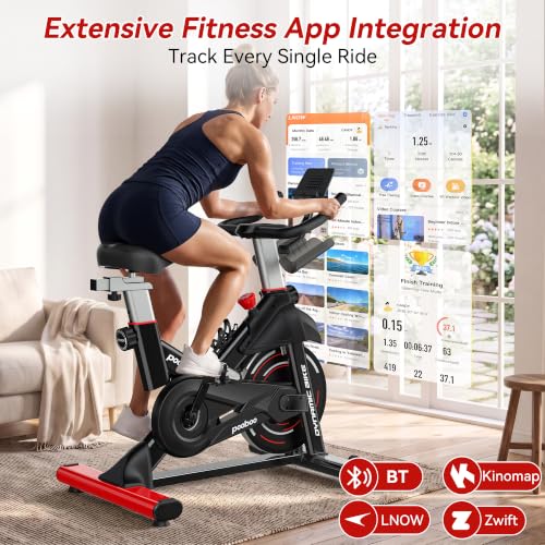 Magnetic Exercise Bike, Indoor Stationary Bicycle for Home with App - view 5