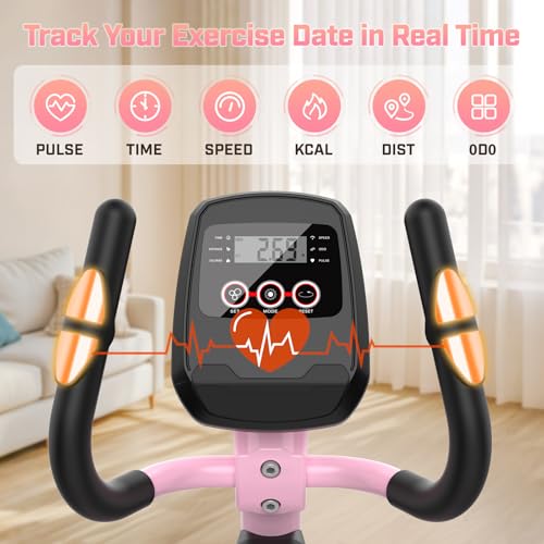 Home Elliptical Machine with Magnetic Resistance&Hand Pulse Sensors - view 2