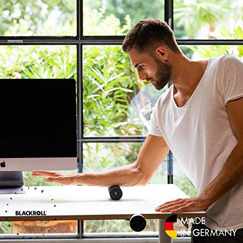 Mini Foam Roller, Massage Tool for Feet, Hands, and Arms, Ideal for Travel Size and Targeted Myofascial Release, for Exercise, Massage, and Muscle Recovery, 6" x 2", Black - view 3