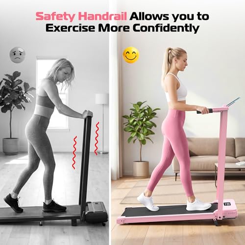 Walking Pad with Incline-Under Desk Treadmill for Home/Office - view 2