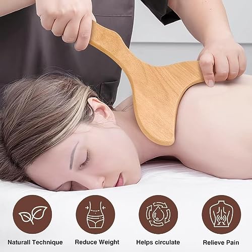 10-in-1 Wood Therapy Massage Tools Gua Sha Wooden Massager for Body Shaping Massage Tool Set Wood Therapy Tools for Relieving Muscle Pain Body Lymphatic Drainage Massager Anti-Cellulite - view 5