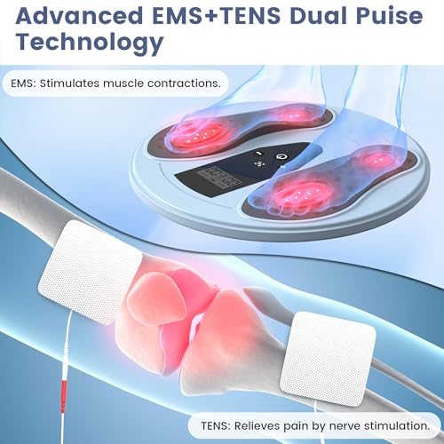Cordless Foot TENS EMS Stimulator Rechargeable Foot Massage Machine - view 4
