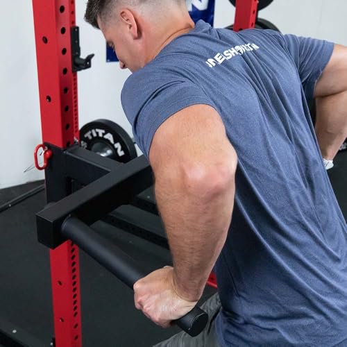 Y-Dip Bar Fits T-3 Series Power Racks, Rack Mounted Dip Attachment, 500 LB Capacity, Dip Bar Station for Tricep Dips, Bodyweight Training, Calisthenics, Squat Rack - view 5