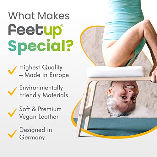 The Original Yoga Headstand Bench, Vegan Handstand Trainer Bench and Stand, Strength Training Inversion Equipment for Relaxation and Strength, Includes App & Starter Kit, #1 Worldwide - view 3