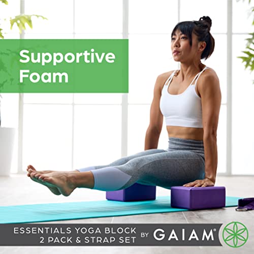 Yoga Block - Supportive Latex-Free Eva Foam - Soft Non-Slip Surface with Beveled Edges for Yoga, Pilates, Meditation - view 2