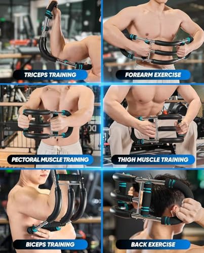 Twister Arm Trainer, Three Tube Resistance Spring System, Adjustable Chest Workout Equipment, Portable Muscle Training for Home Gym Exercise - view 4