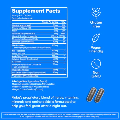 Recovery with DHM, Milk Thistle & Activated Charcoal - 80 Count - view 2