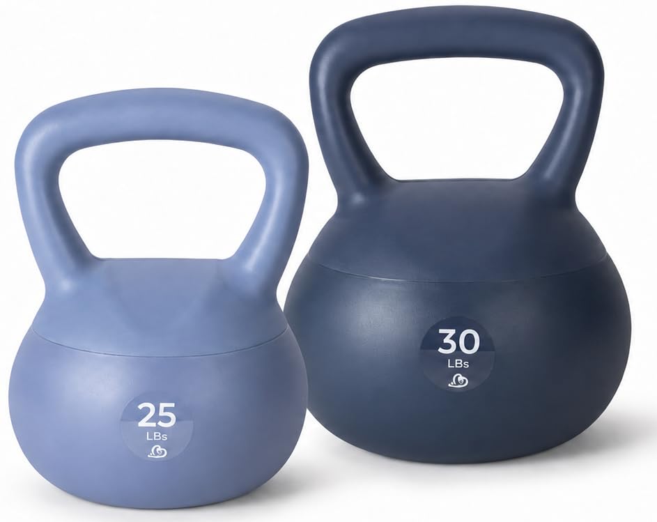 Soft Kettlebell Sets for Women and Men -Color Coded Kettle Bell Set