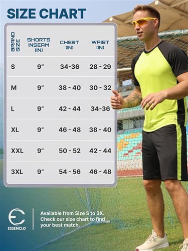 Men's Gym Clothes Set With 2 Workout Shirts & 2 Shorts, 4-Piece - view 6