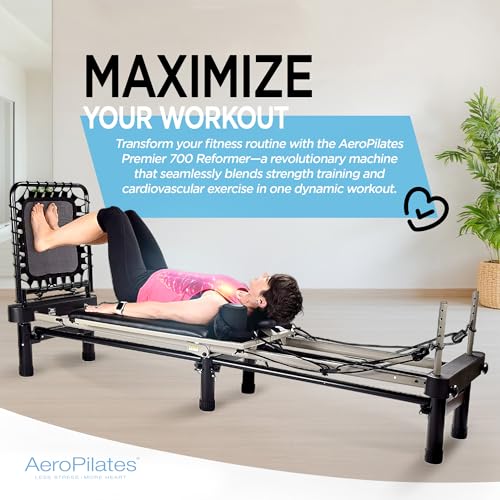 Pilates Reformer Machine, Gym Equipment for Resistance Workout, Strength & Fitness Training - Foldable & Compact - view 4
