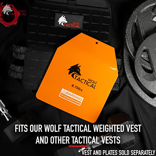Curved Weight Vest Plates – 5.75/8.75/14.5LB Pairs – Contoured Ergonomic Fit – WODs, Strength Training, Running, Heavy Workouts - view 4