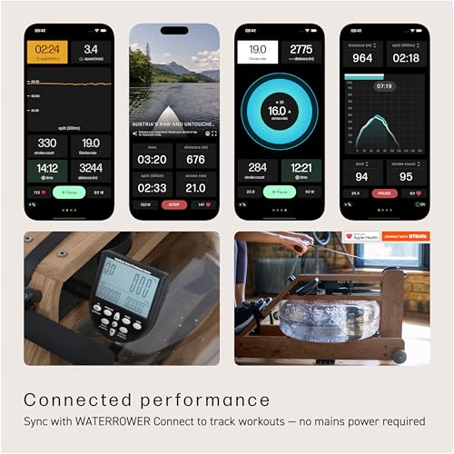 Water Rowing Machine | S4 BLE Monitor | Made in USA - view 4