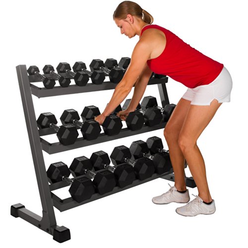 Weights Dumbbells Set, 5 lb to 50 lb Dumbbell Pairs with Weight Storage Rack, Option of Dumbbell Rack Stand Only - view 4