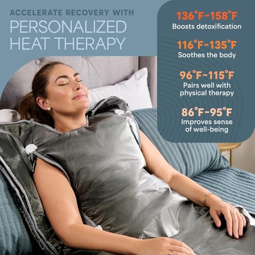 BioRemedy Infrared Sauna Blanket for Home Relaxation Detox - view 2