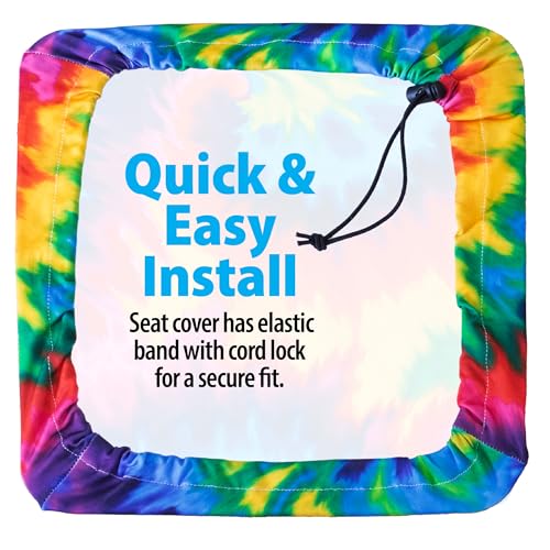 Universal Rollator Walker Seat and Backrest Covers (Tie-Dye) - view 5