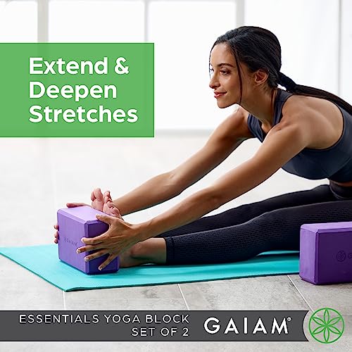 Yoga Block - Supportive Latex-Free Eva Foam - Soft Non-Slip Surface with Beveled Edges for Yoga, Pilates, Meditation - view 6