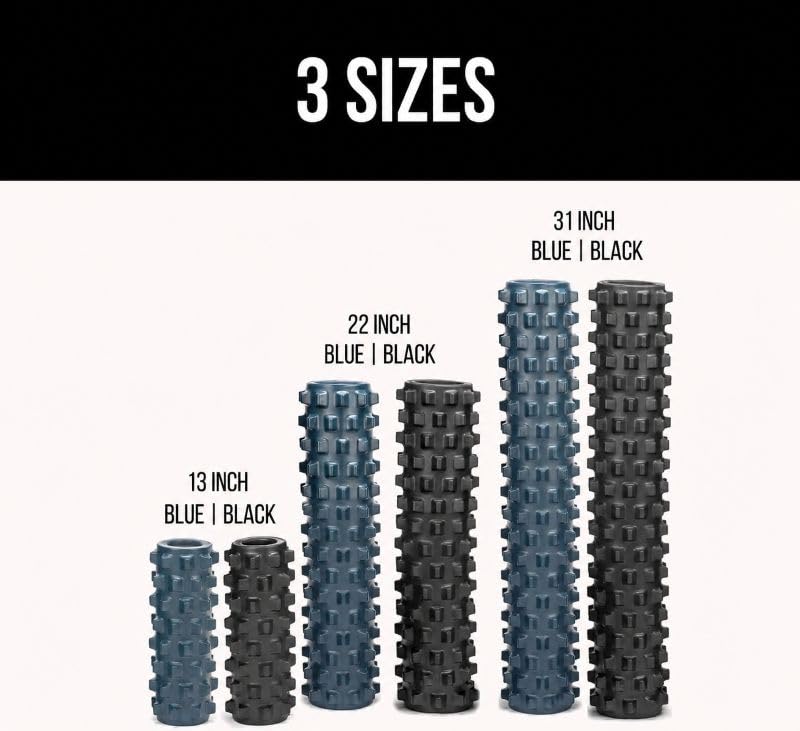 RumbleRoller Extra Firm Foam Roller Deep Tissue Massage Roller for Muscle Recovery (22 Inches Midsize) - view 5