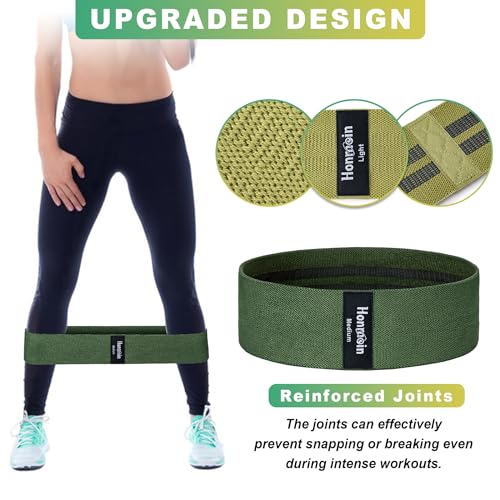 Resistance Bands for Working Out, 3 Levels Fabric Exercise Bands Set - view 4