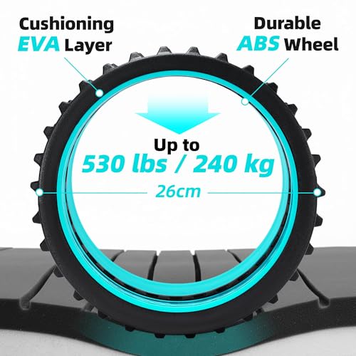 10 Inch Back Roller, Foam Roller for Exercise, Spine-Safe Groove - view 6