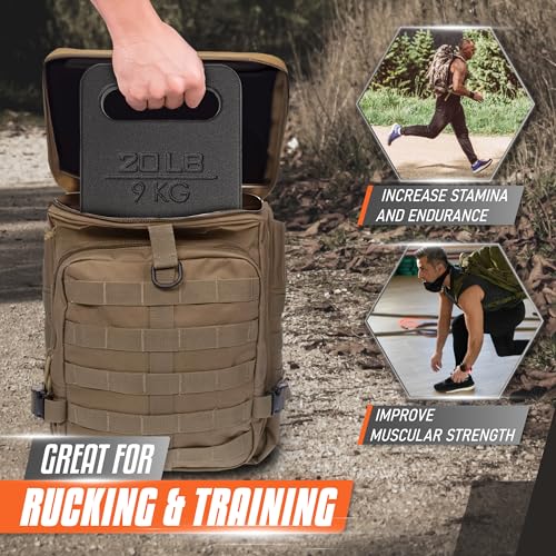 Cast Iron Ruck Weight Plate for Rucking & Hiking - view 6