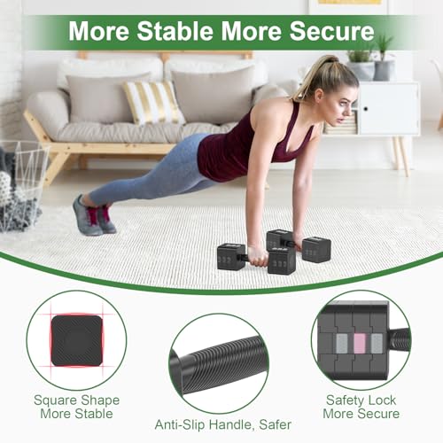 Adjustable Dumbbells Set for Women/Men Home Gym - view 3