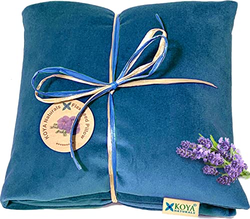 Soft Velvet Flax Seed Lavender Pillow Microwave Heating Pad